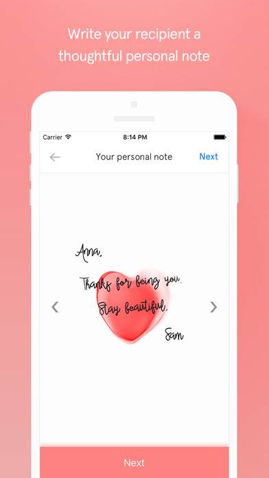 The Simplest Way to Give- Spoil App (Free) Write a note 