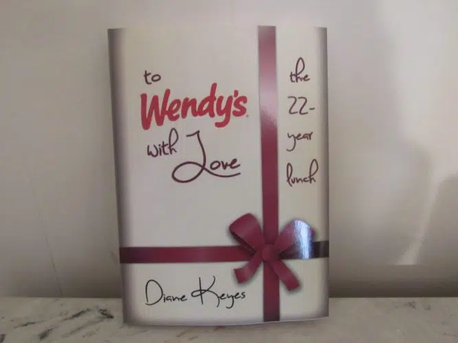 To Wendy's With Love: the 22-year lunch 