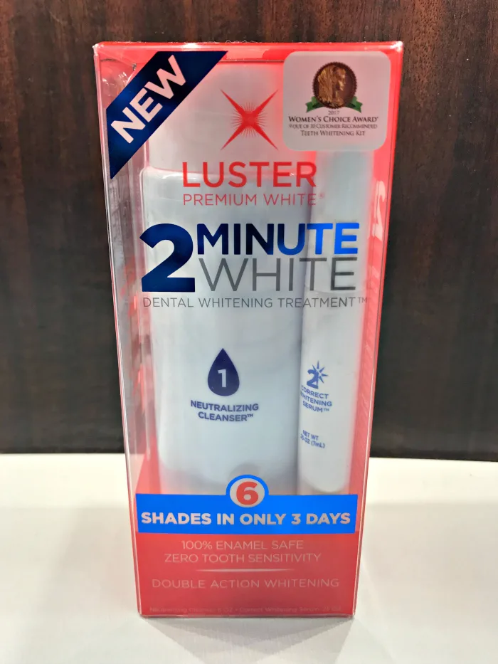 teeth whitening with Luster Premium White