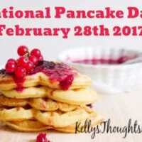 National Pancake Day February 28th
