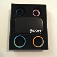 Silicone rings by groove