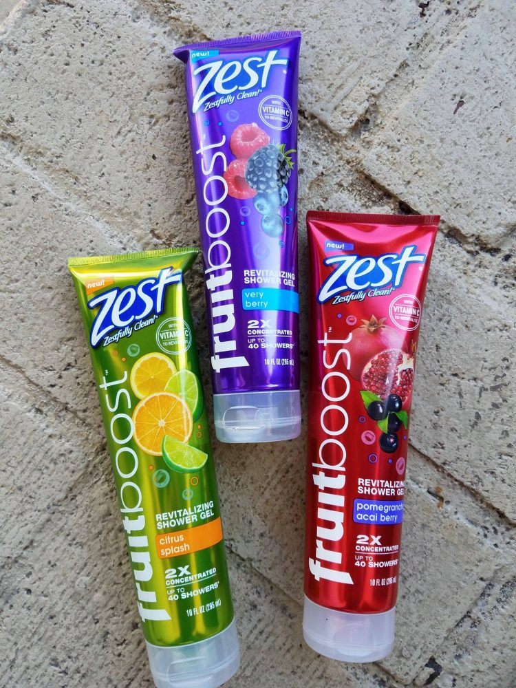 Oh yeah, the Zest Fruitboost™ Revitalizing Shower Gels have a 2x-concentrated formula. Guess what that means....every tube provides up to at least 40 showers. 