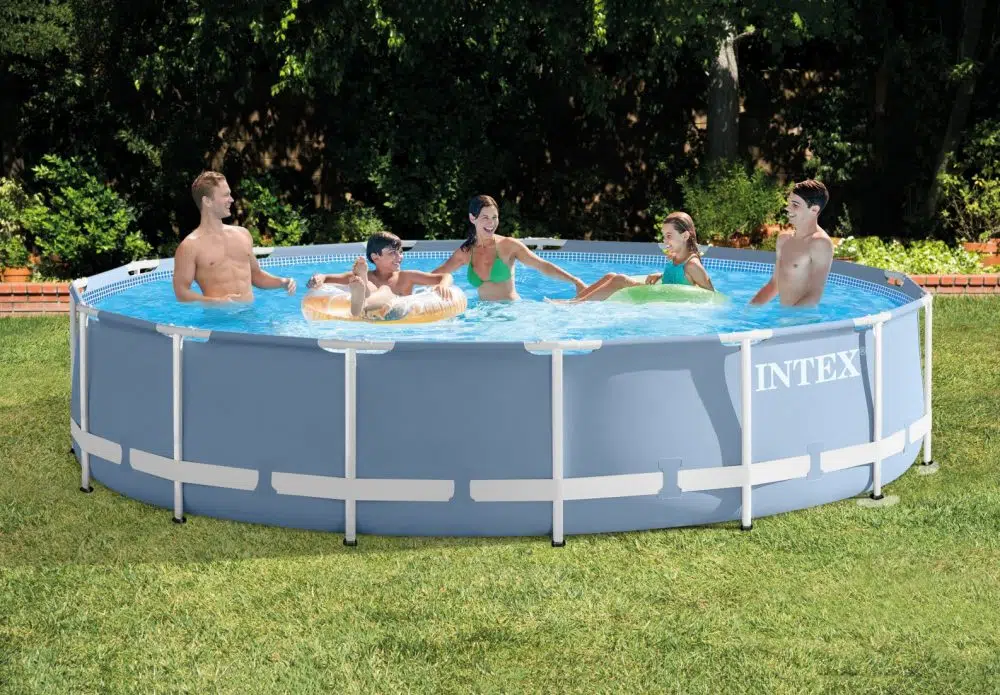 Enjoy hours of outdoor fun with the Intex Prism Frame™ 15ft X 33in pool.