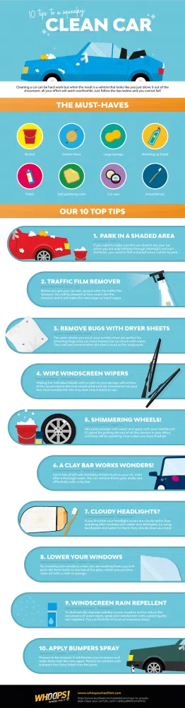 10 Tips to a Squeaky Clean Car