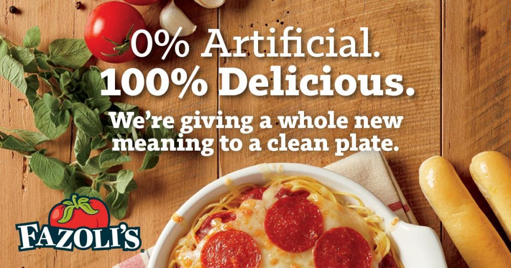 One Of Our Favorite Road Trip Spots~ Fazoli's® Italian Food...Fast Coupon $3 Off 