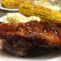Summer Grilling - Cherry-Chipotle Glazed Spareribs