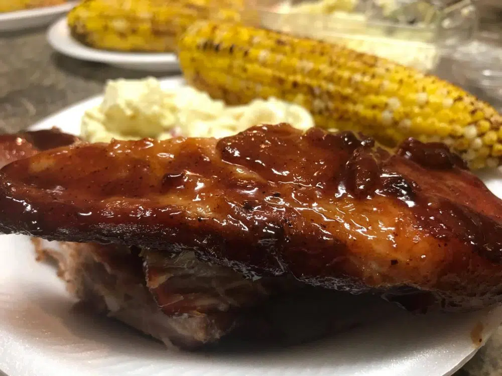 Summer Grilling - Cherry-Chipotle Glazed Spareribs