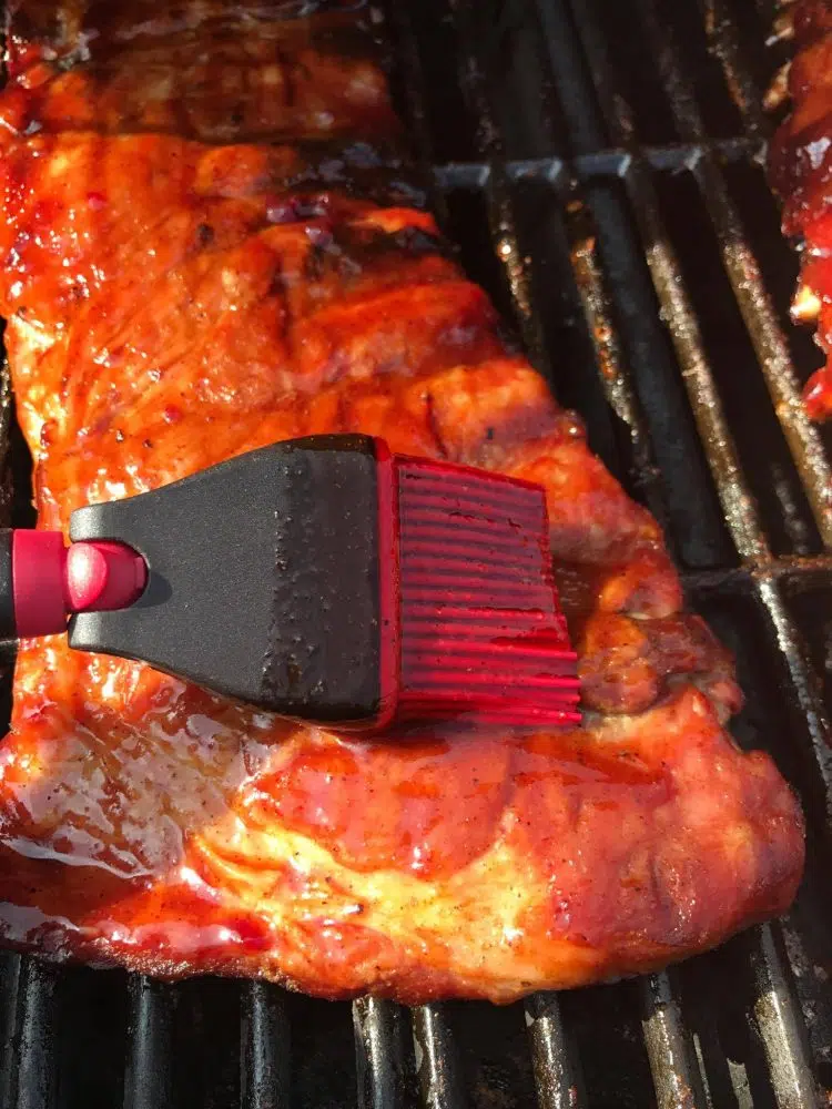 Summer Grilling - Cherry-Chipotle Glazed Spareribs