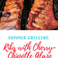 Summer Grilling - Cherry-Chipotle Glazed Spareribs