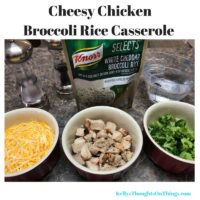 Mom Hack #1 Use Knorrs White Cheddar Broccoli Rice