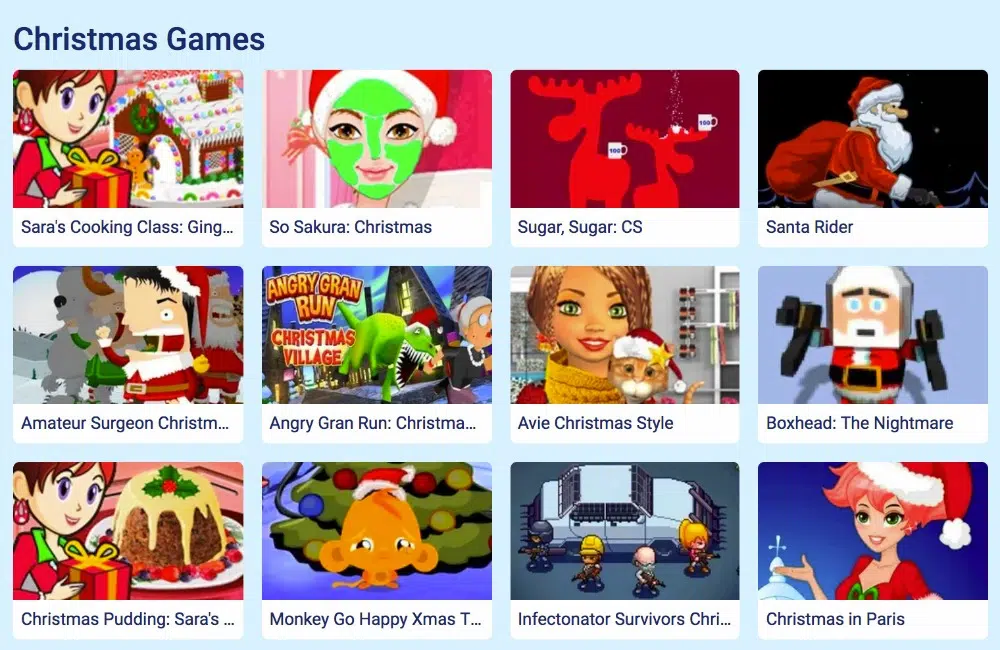 Top 5 Christmas Games