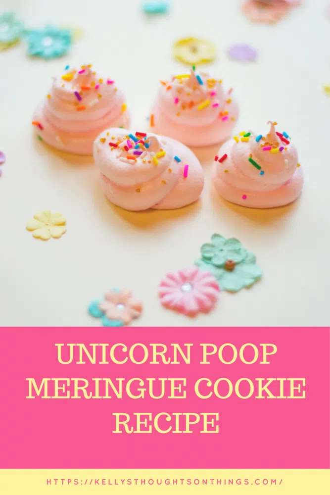 Unicorn Poop Meringue Cookie Recipe