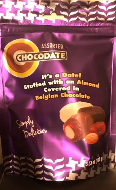 A WONDERFUL COMBINATION OF DATES, ALMONDS, AND CHOCOLATE