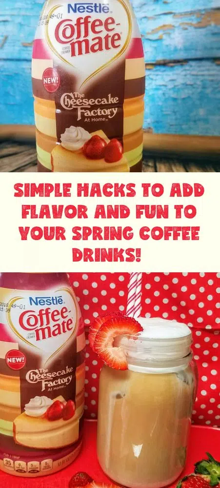 Next time you go to Walmart make sure to pick up the Nestlé® Coffee-mate® The Cheesecake Factory At Home creamer so you can make these yummy coffee drinks and the delicious popsicles! #FlavorYourSpring #ad #coffeedrinks #creamer #lovecoffee/https://ooh.li/165a584 KellysThoughtsOnThings.com 