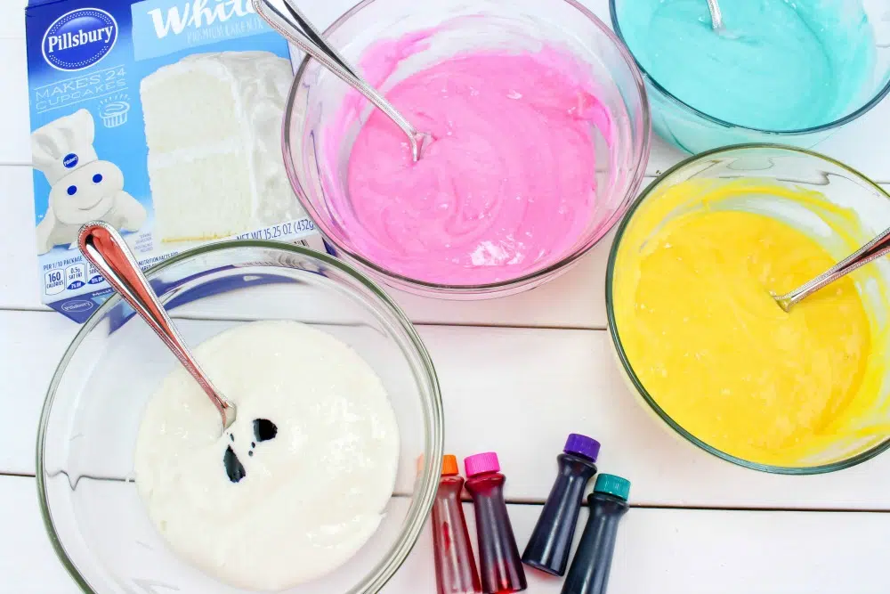 Easter Cake In A Jar Recipe In Process 1