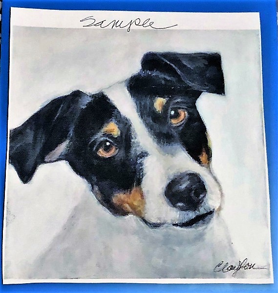 Celebrate Your Special Pets with a Custom Pet Portrait from LouLou Clayton 1