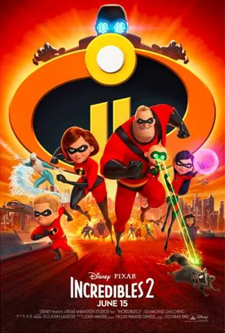 Disney&bull;Pixar&rsquo;s INCREDIBLES 2- June 15th!