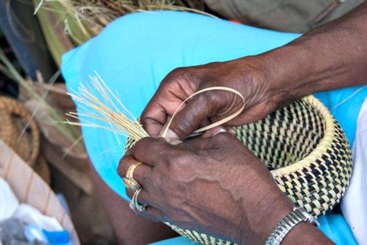 The Making of Sweetgrass Baskets