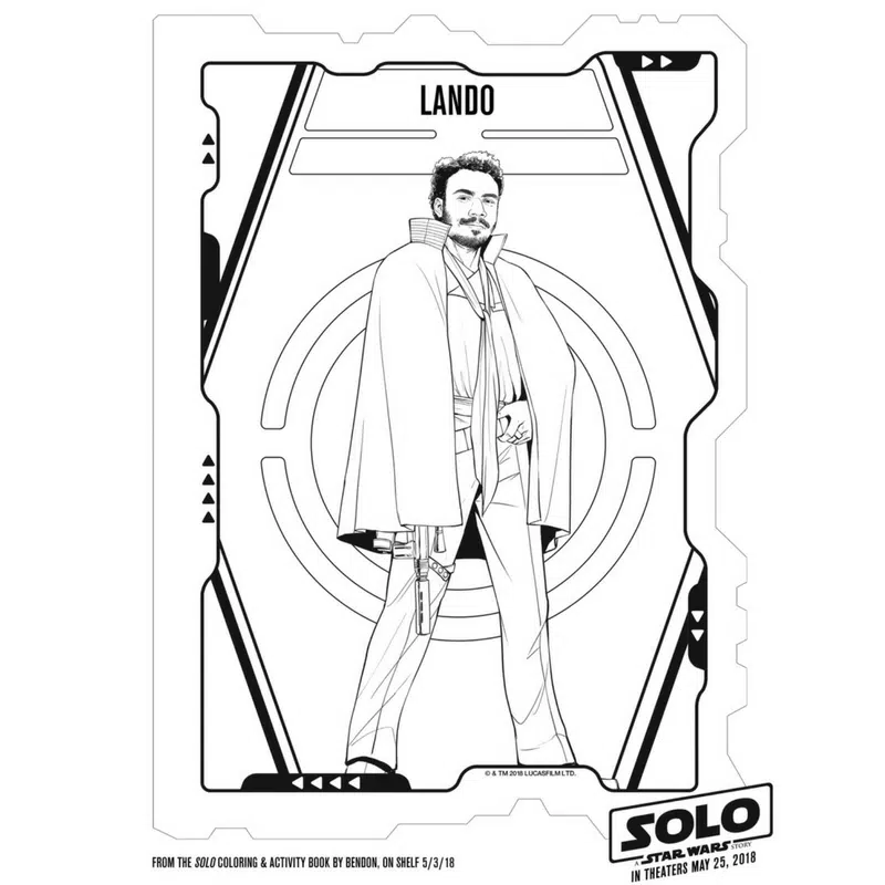 Lando Coloring Page