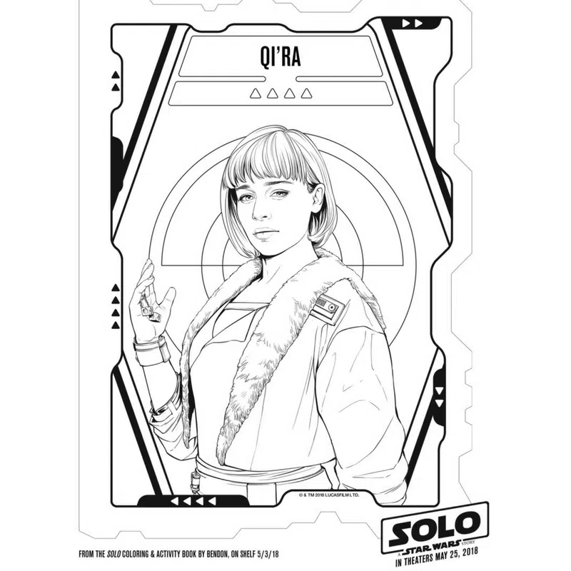 Solo Coloring Page
