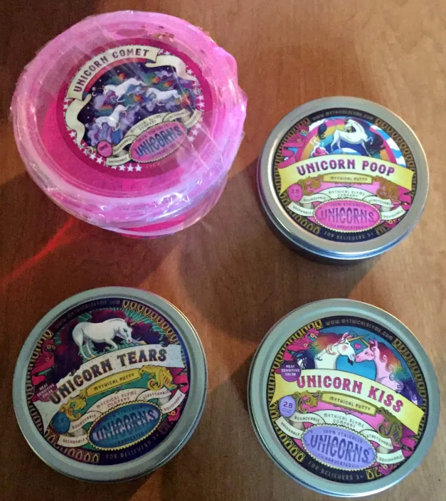 Unicorn Poop Putty Never Dries Out