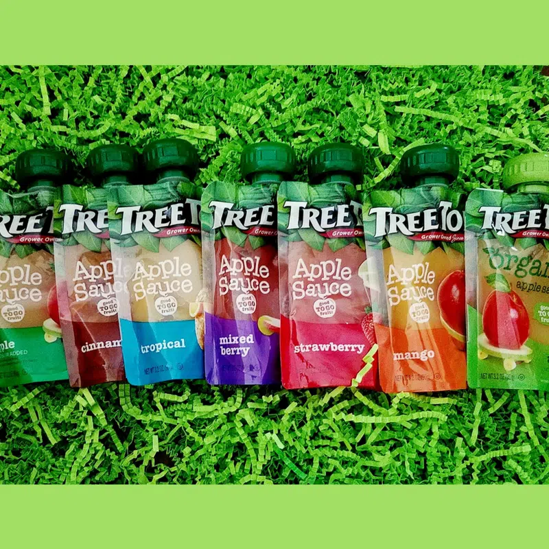 Tree Top Clear Apple Sauce Pouches For Back-To-School&nbsp;Lunches