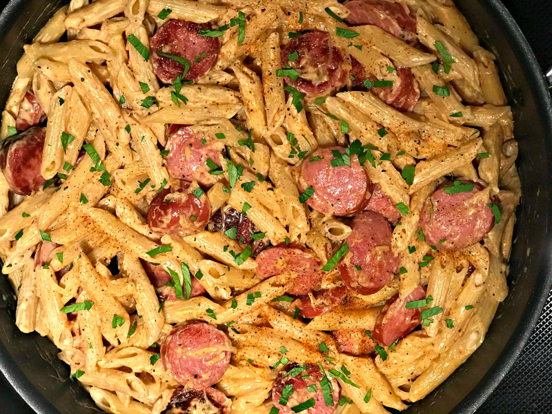 Eckrich Smoked Sausage Cajun Alfredo 4