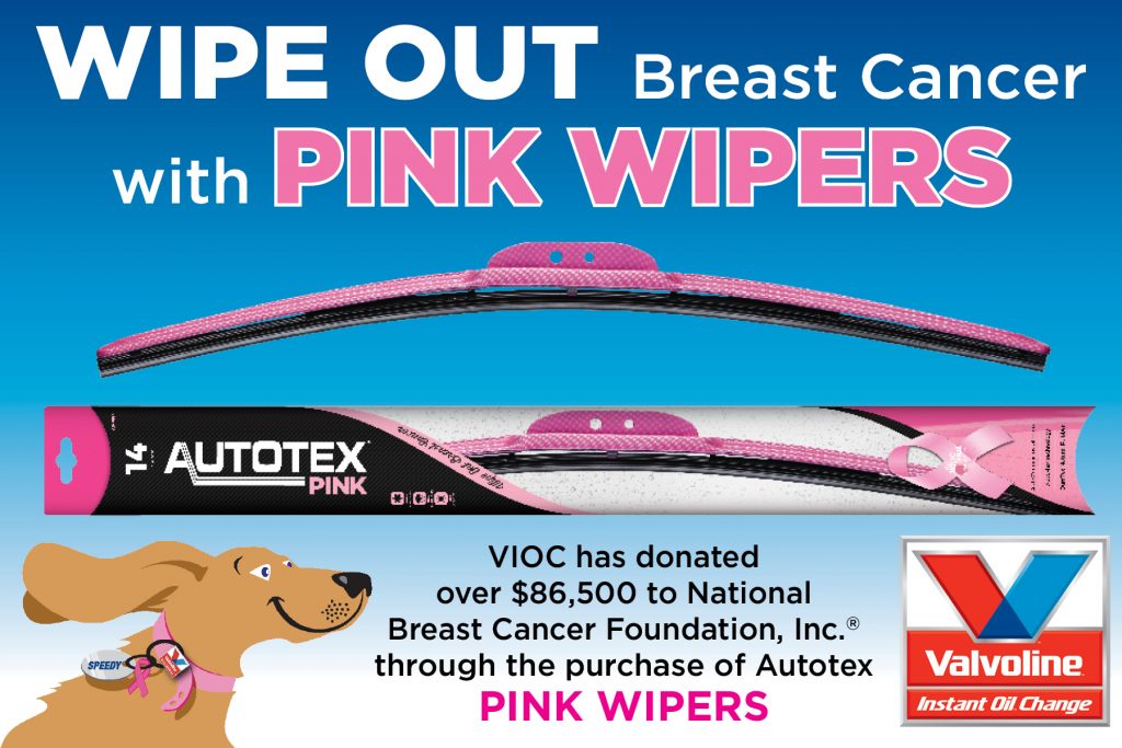 For Breast Cancer Awareness Month Get Pink Wipers!