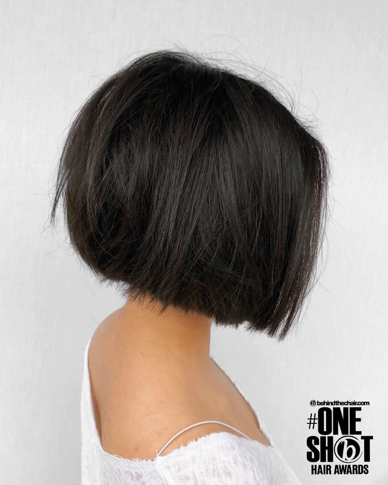 3.	Splendid Short Choppy Bob