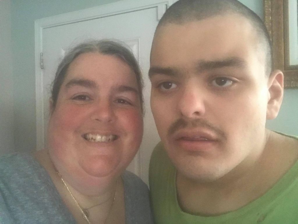 Mom and her autistic adult son
