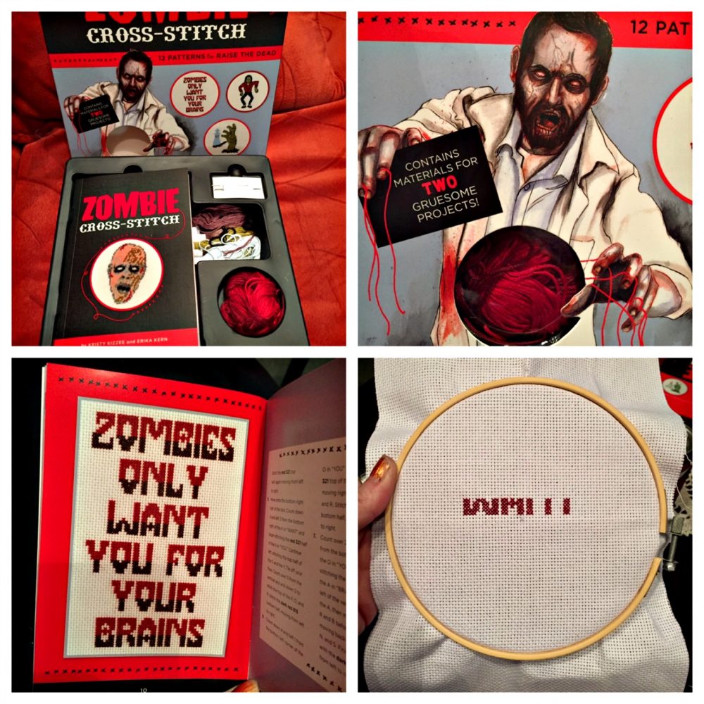 Zombie Cross-Stitch is Perfect for Beginners