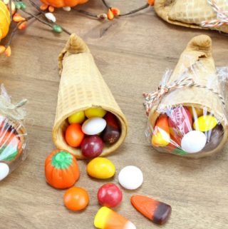 Cornucopia Treats for Kids on Thanksgiving