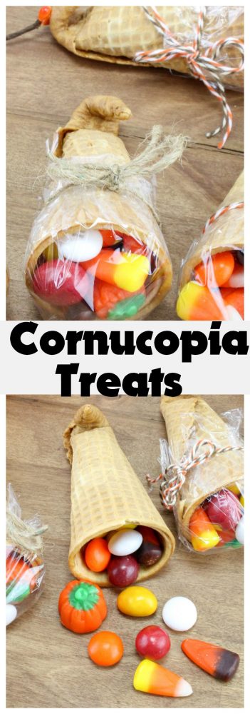 Cornucopia Treats for Kids on Thanksgiving