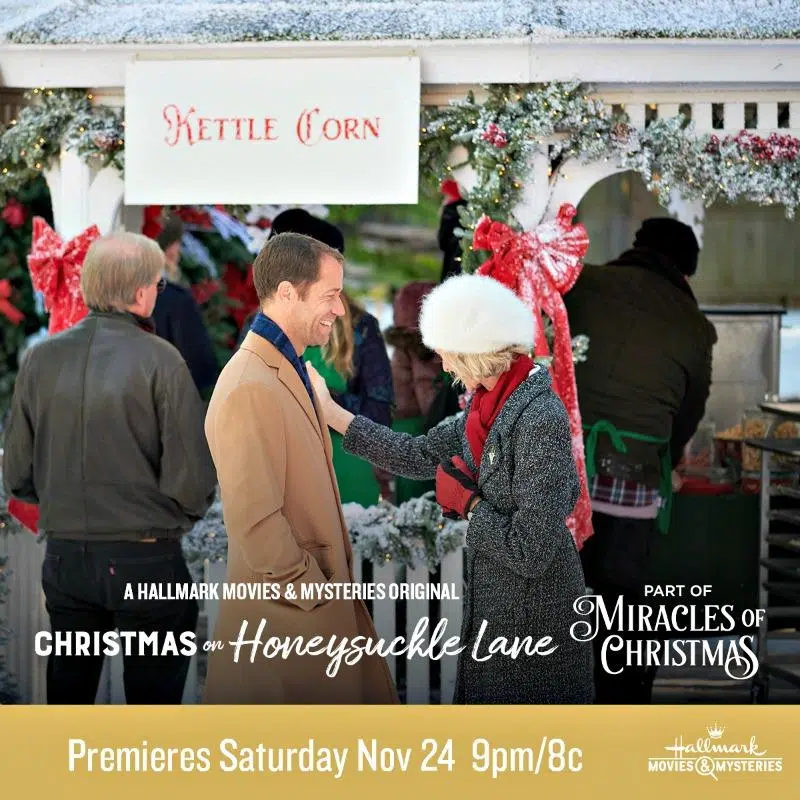 Hallmark Movies & Mysteries "Christmas on Honeysuckle Lane" Premiering this Saturday, Nov 24th at 9pm/8c! #MiraclesofChristmas