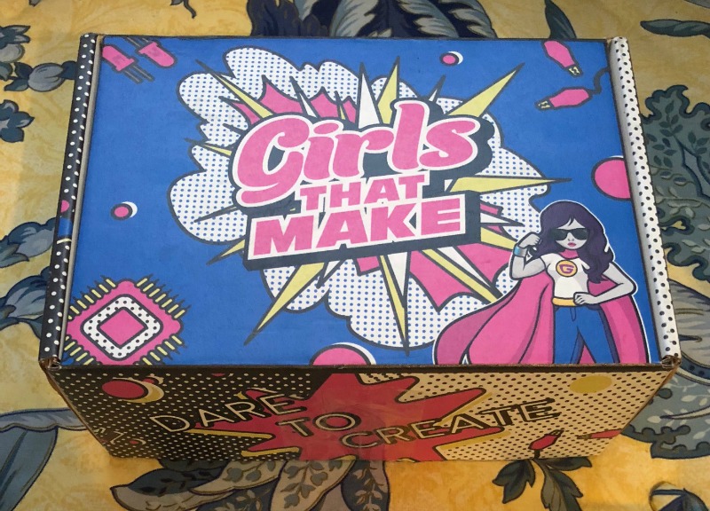 Holiday Gift Educational STEM Subscription Tech Kits from Girls That Make Creation Crate 2