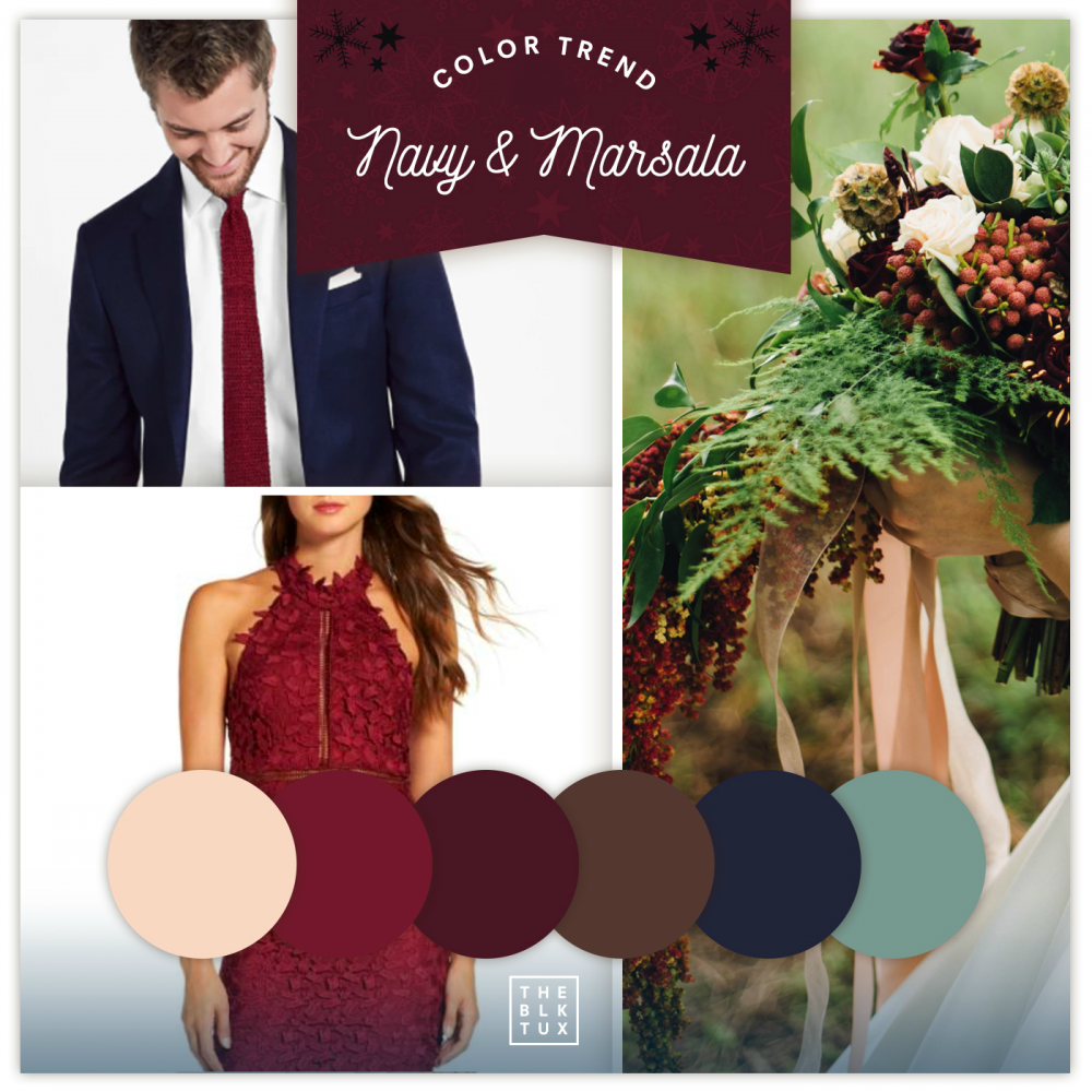 Top 3 Wedding Color Palettes Trending for the 2018 Winter Season