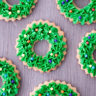 Christmas Wreath Cookies Recipe