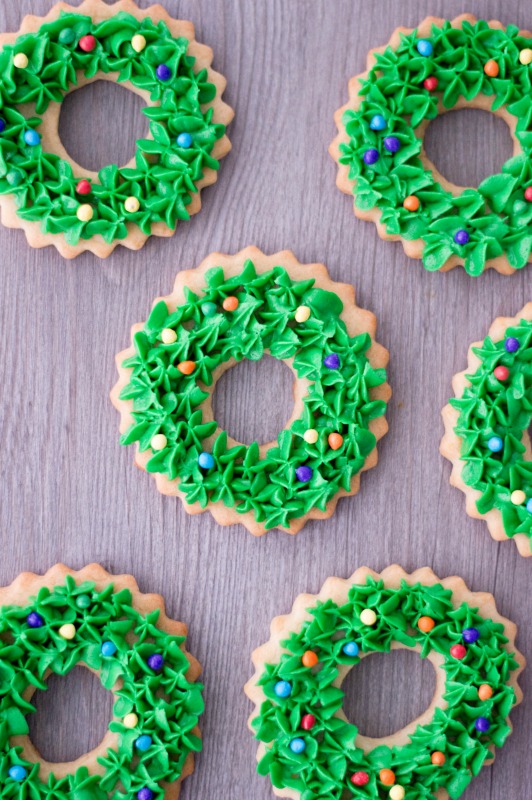 Christmas Wreath Cookies Recipe