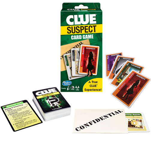 Clue® Suspect Card Game