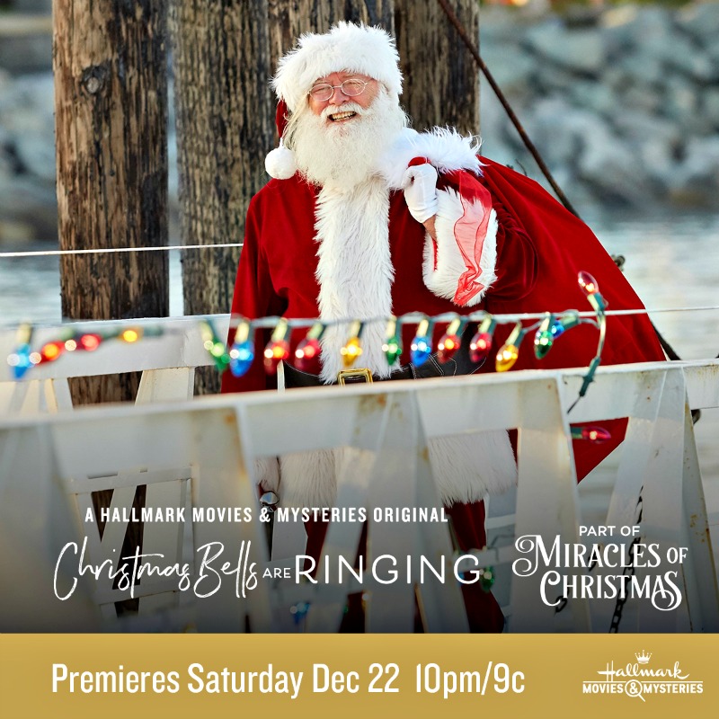 Hallmark Movies & Mysteries "Christmas Bells are Ringing" Premiering this Saturday, Dec. 22nd at 10pm/9c! #MiraclesofChristmas