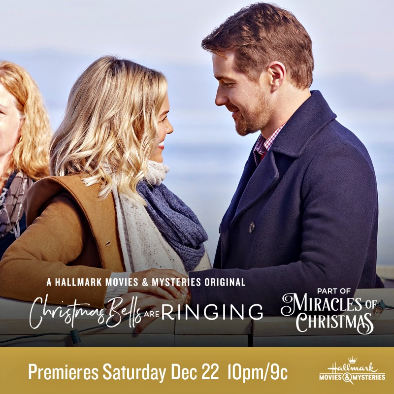 Hallmark Movies & Mysteries "Christmas Bells are Ringing" Premiering this Saturday, Dec. 22nd at 10pm/9c! #MiraclesofChristmas