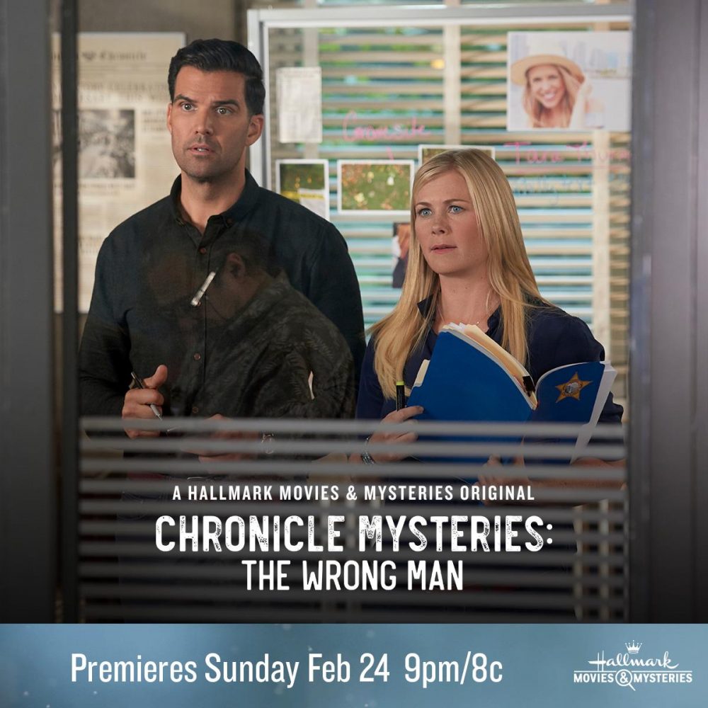 Hallmark Movies & Mysteries "Chronicle Mysteries: Recovered" Premiering this Sunday, Feb. 24th at 9pm/8c!