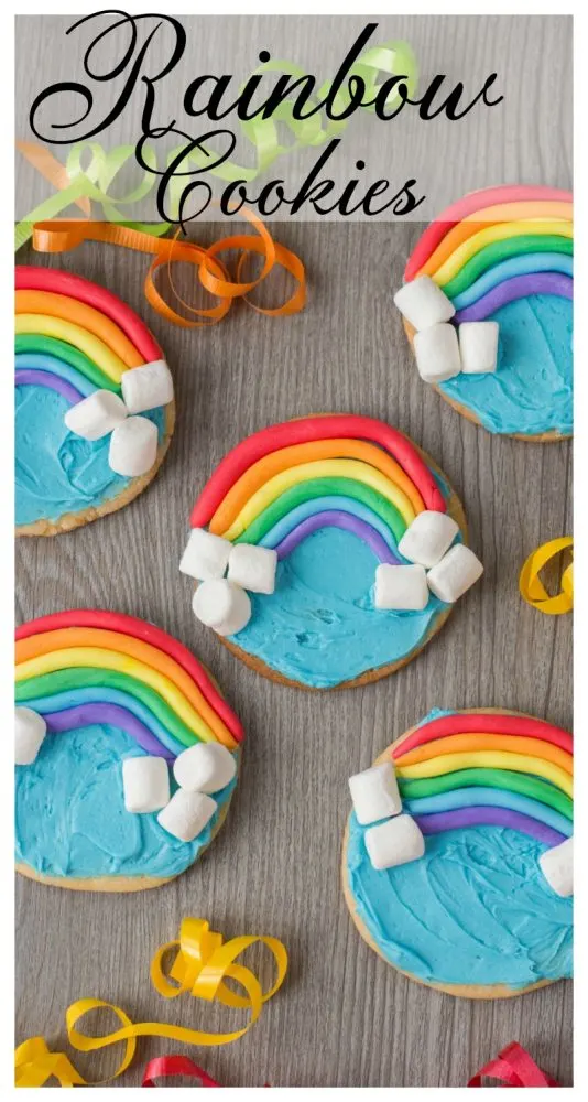 Do you believe that there’s a pot of gold at the end of every rainbow?I’m not quite certain myself. But what I do know is that with every bite of these cookies, you’ll get a burst of delicious sweetness.I am so thrilled to present to you my Rainbow Cookies. For me, the best part is the mini marshmallows: it offers a flavor and texture that not every cookie can boast.