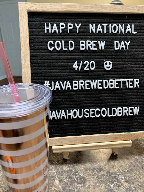 Celebrate National Cold Brew Day With Java House