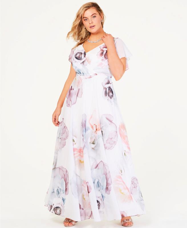 Macys plus size dresses 2024 clearance