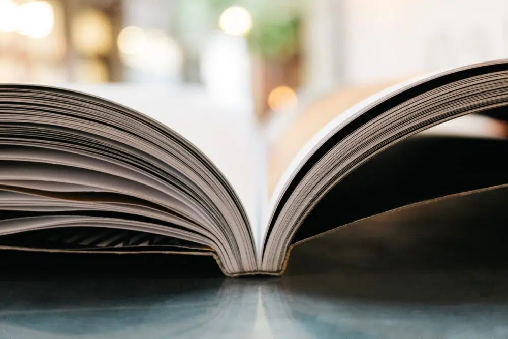 opened book