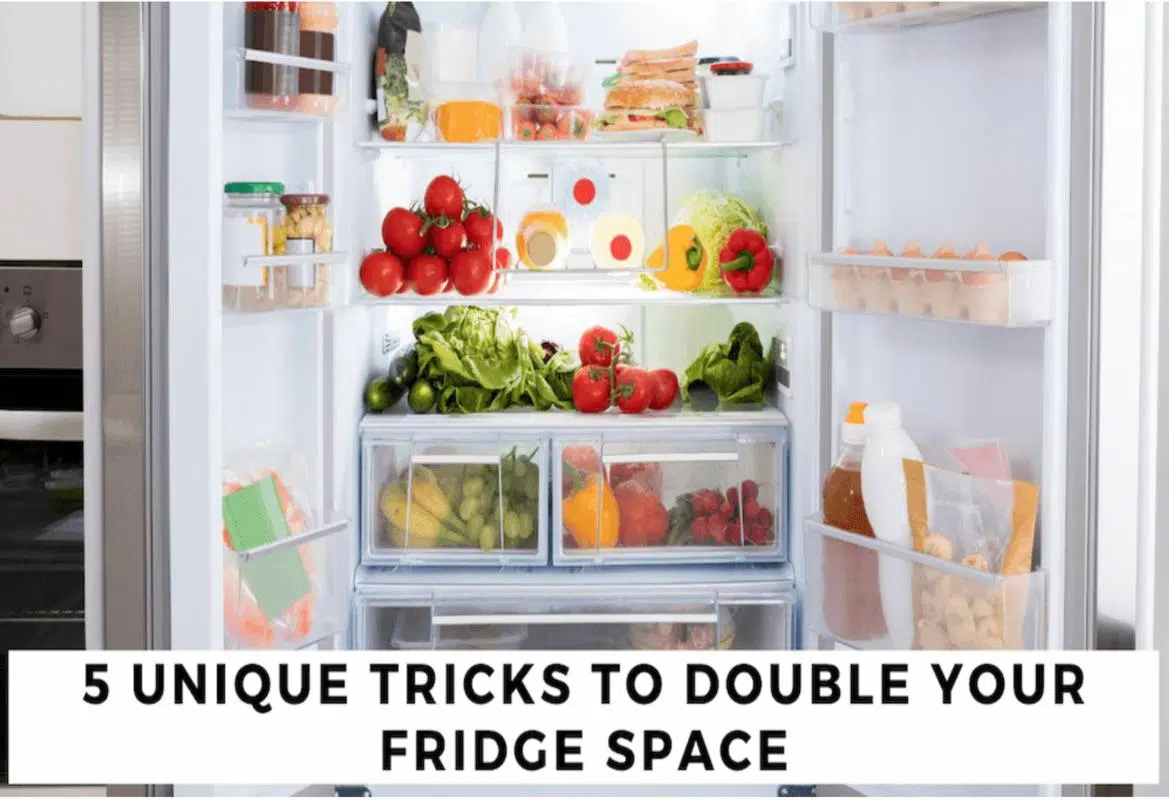 5 Easy And Unique Tricks To Double Your Fridge Space