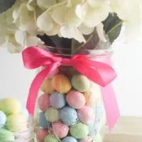 Easter Candy Flower Vase