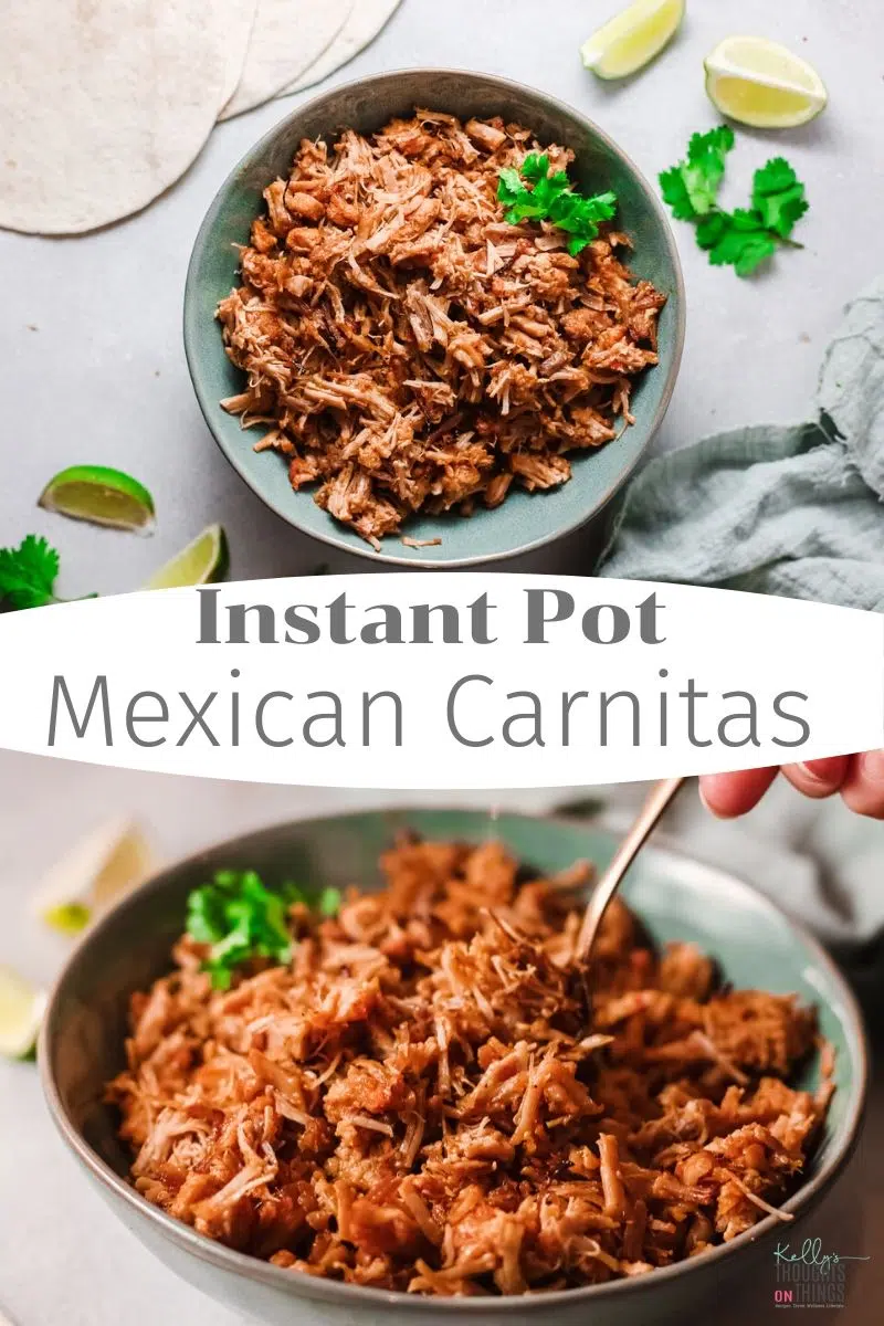 Instant Pot Mexican Carnitas Instant Pot Mexican Carnitas in a bowl on a table