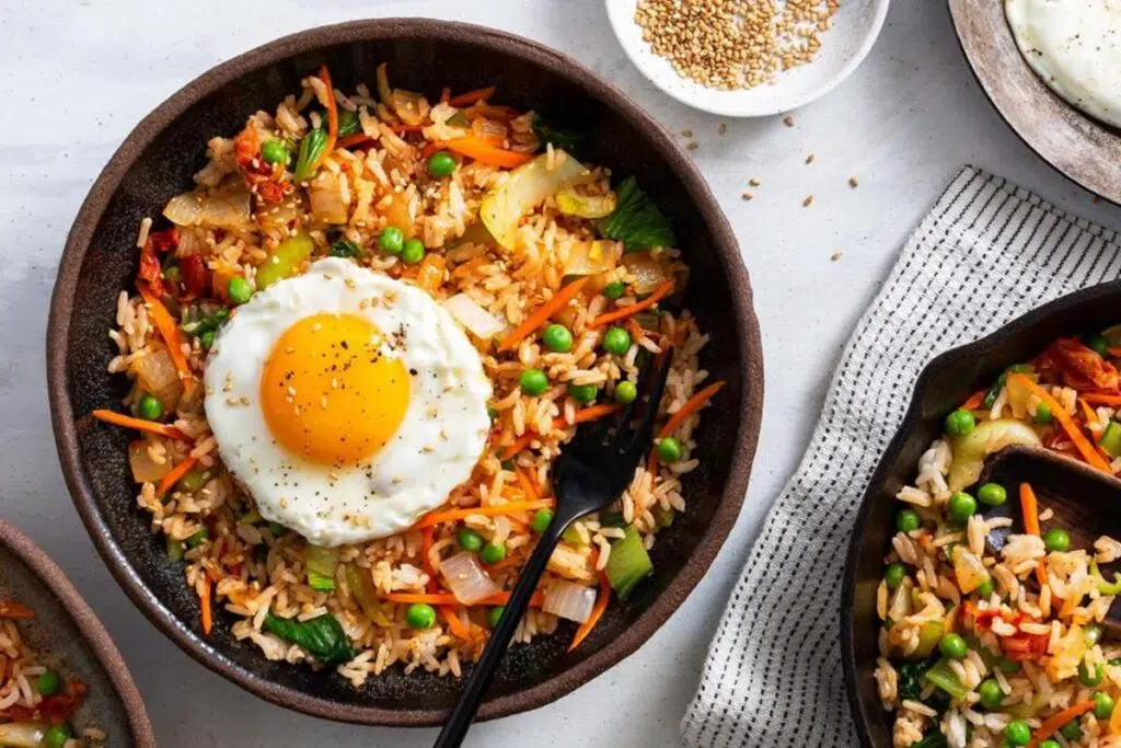 Easy Instant Kimchi Fried Rice Recipe